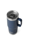 YETI Rambler 20oz Travel Mug with Stronghold Lid, Navy