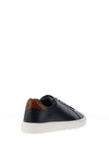 Sloane Bolt Leather Trainers, Navy