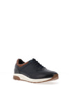 Sloane Max Leather Mix Trainers, Navy