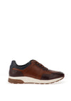 Sloane Max Leather Mix Trainers, Tan & Brown