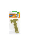 Smiley Eileeys Hammer Tool Teether, Olive Green