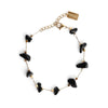 Seventy1 Black Stone Pendant Bracelet, Gold