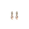 Seventy1 Link Drop Earrings, Gold & Tortoise