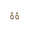 Seventy1 Drop Statement Earrings, Black & Gold