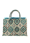 Sorena Ageri Diamond Tote Bag, Blue Multi