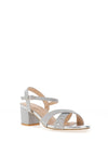 Sorento Westgrove Embellished Heeled Sandals, Silver