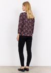 Soyaconcept Felicity Paisley Print Top, Wine Multi