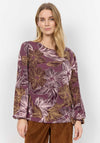 Soyaconcept Ilone Floral Top, Wine