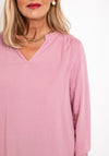 Soyaconcept Radia V-Neck Lightweight Blouse, Rose