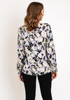 Soyaconcept Adela Abstract Print Satin Feel Blouse, Light Purple