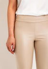 Soyconcept Pam 2 Faux Leather Leggings, Sand