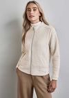 Street One Embossed Bomber Jacket, Cream