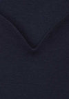 Street One Heart Neckline Top, Deep Blue