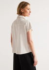 Street One Knot Detail Blouse, Soft Ecru