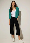 Street One Structured Short Jacket, Lagoon Green