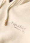 Superdry Essential Fleece Lined Logo Hoodie, Cream