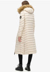 Superdry Womens Fuji Padded Coat, Cream