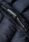 Superdry Womens  Fuji Hooded Padded Jacket, Eclipse Navy