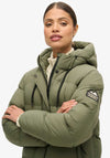 Superdry Womens Ripstop Padded Coat, Green