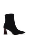 Tamaris Suede Heeled Ankle Boots, Black