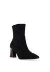 Tamaris Suede Heeled Ankle Boots, Black