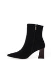 Tamaris Suede Heeled Ankle Boots, Black