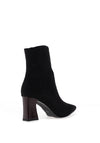 Tamaris Suede Heeled Ankle Boots, Black