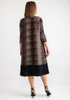 Thanny Leopard Print Aline Dress, Beige