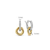 Ti Sento Milano Elegant Circles Hoop Earrings, Gold