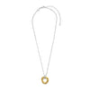 Ti Sento Milano Circle Pendant Necklace, Gold