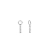 Ti Sento Milano Ear Charms, Silver