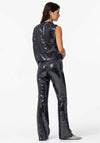 Tiffosi Maeve Sequin Flared Trousers, Navy