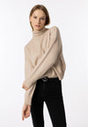 Tiffosi Roll Neck Sweater, Beige