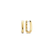 Ti Sento Milano Link Hoop Earrings, Gold