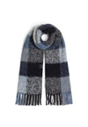 Tommy Hilfiger Chunky Checked Scarf, Blue