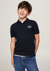 Tommy Hilfiger Boy Logo Polo Shirt, Navy