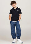 Tommy Hilfiger Boy Logo Polo Shirt, Navy