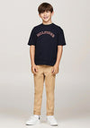 Tommy Hilfiger Boys Monotype Short Sleeve Tee, Desert Sky