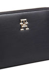 Tommy Hilfiger Chic Monogram Zip Around Medium Wallet, Black