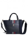 Tommy Hilfiger Corporate Monogram Small Tote Bag, Space Blue