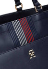 Tommy Hilfiger Corporate Monogram Large Tote Bag, Space Blue