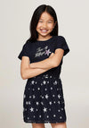 Tommy Hilfiger Girls Sequin Star Tee, Navy