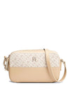 Tommy Hilfiger Jacquard Crossbody Camera Bag, Beige