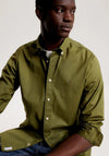 Tommy Hilfiger Flex Brushed Twill Shirt, Putting Green