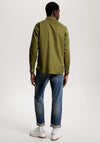 Tommy Hilfiger Flex Brushed Twill Shirt, Putting Green