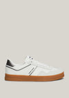 Tommy Jeans Greenwich Metallic Trainers, White and Grey