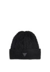 Guess Knit Beanie Hat, Black