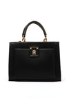 Tommy Hilfiger Logo Monogram Mini Tote Bag, Black