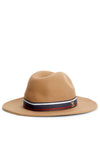 Tommy Hilfiger Womens Fedora Hat, Camel