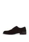 Tommy Hilfiger Core Lace Up Suede Shoes, Brown